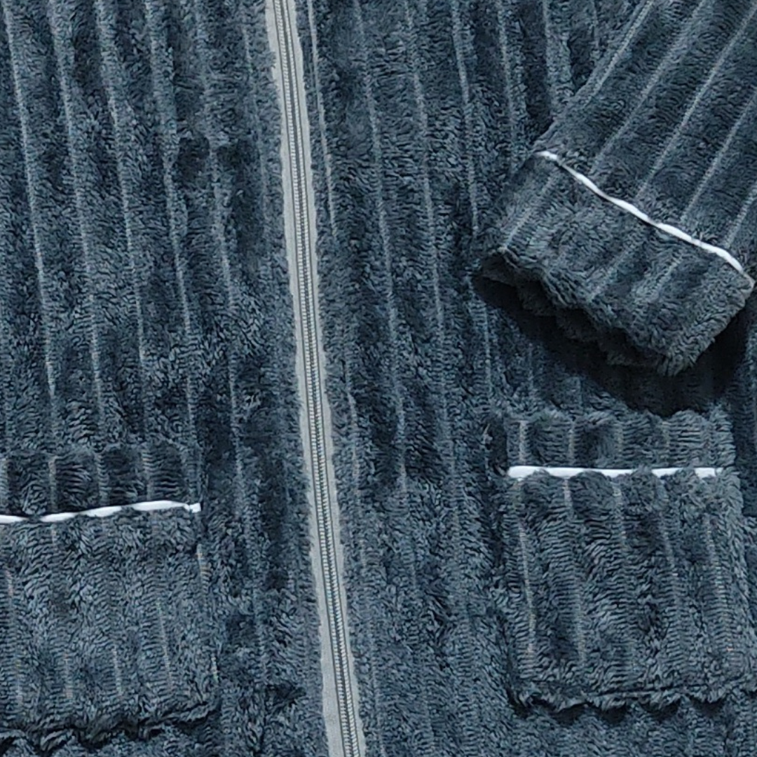 Pack 3 pièces: Ombre - Pyjama en velours avec peignoir polaire