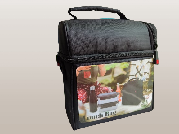 Rana Sac de repas avec deux boites et gourde - Noir