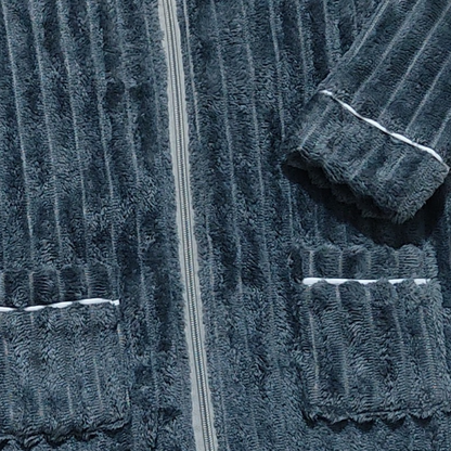 Pack 3 pièces: Ombre - Pyjama en velours avec peignoir polaire