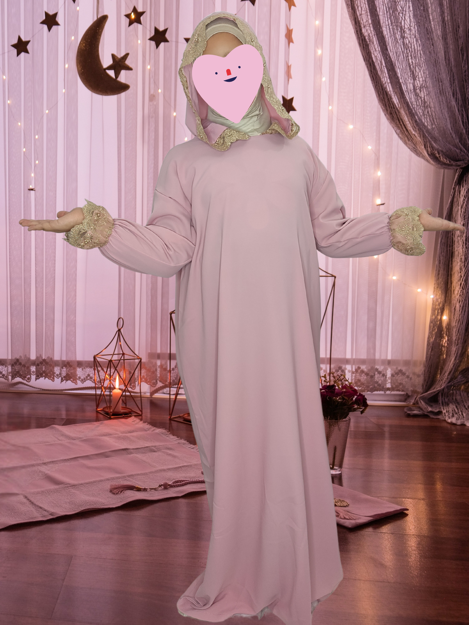 Abaya Élégante pour Fille - عباية بناتية راقية