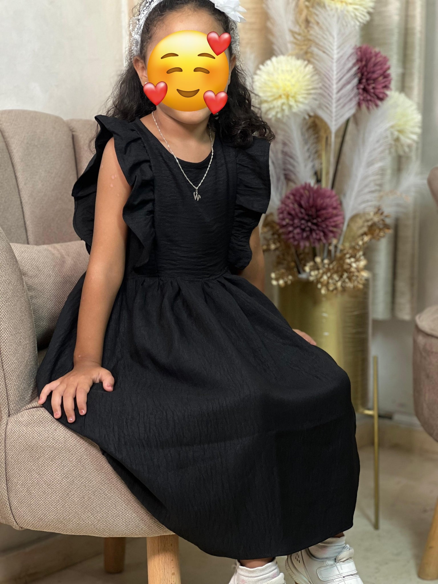 -🌸 فستان بناتي صيفي مبرد و مريح -