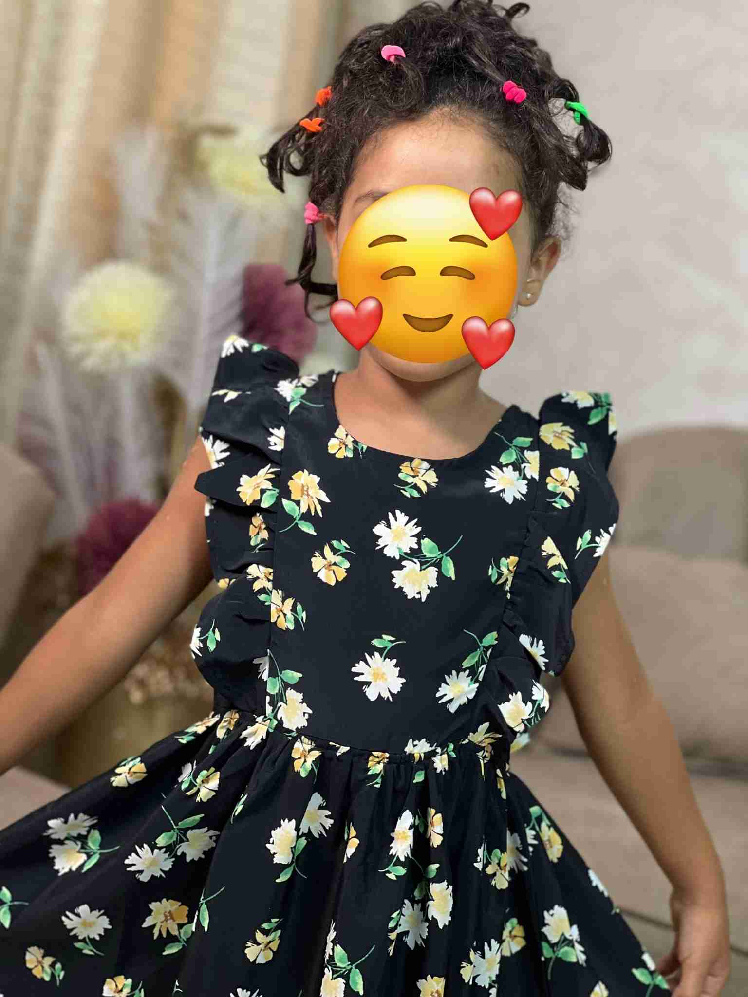 -🌸 فستان بناتي صيفي مبرد و مريح -