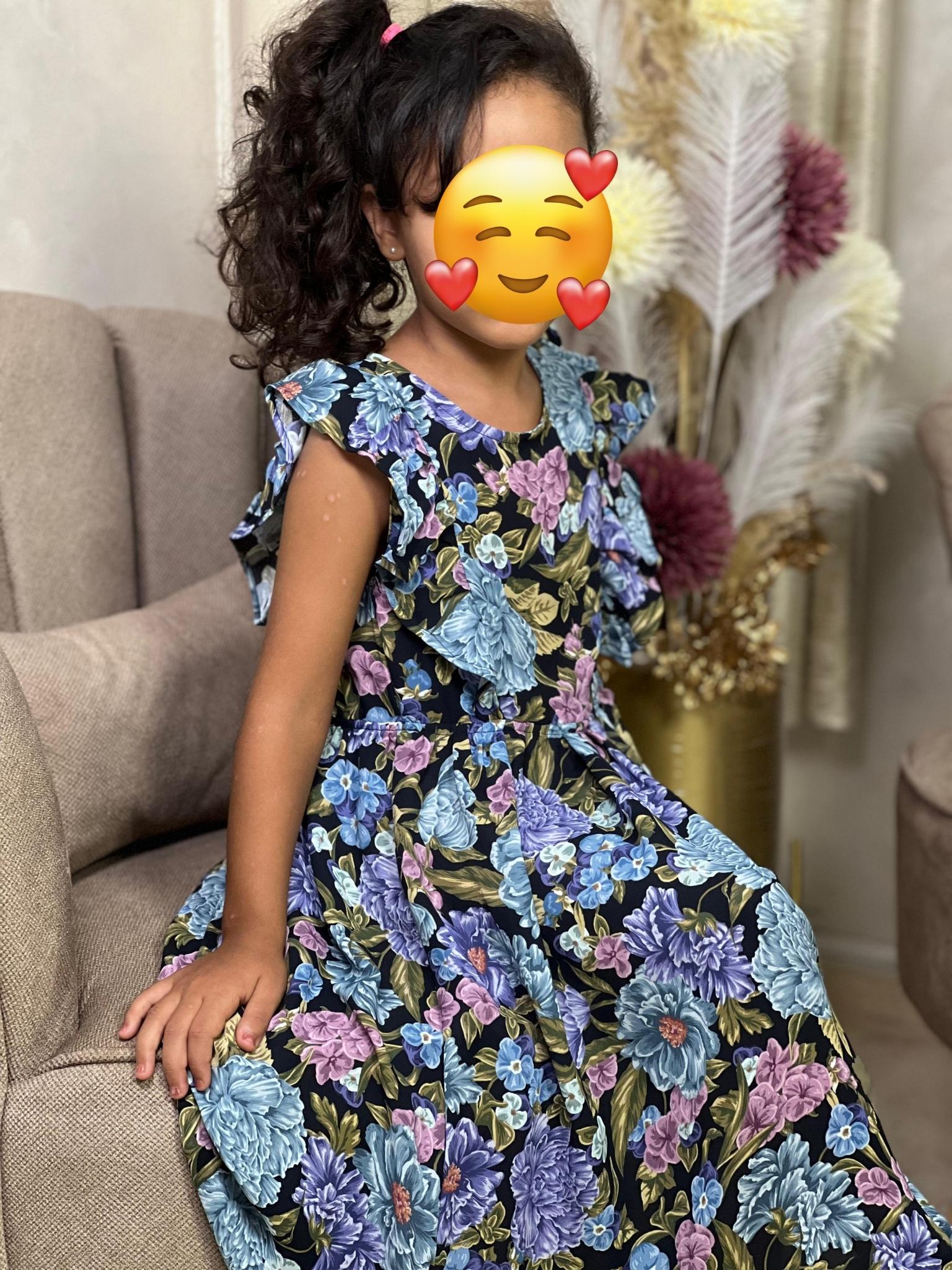 -🌸 فستان بناتي صيفي مبرد و مريح -